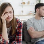 Couple tired of each other
